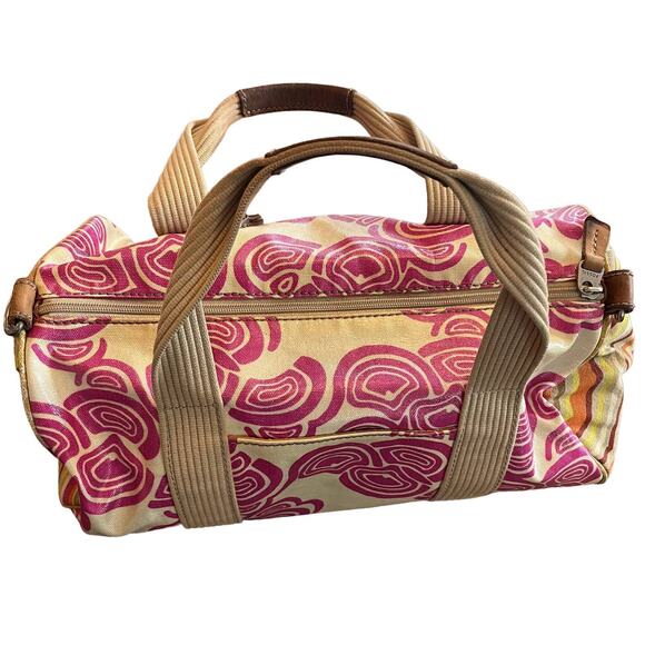Tas Fossil Keyper Satchel Bag  Swirl Pink - Picture 6 of 9
